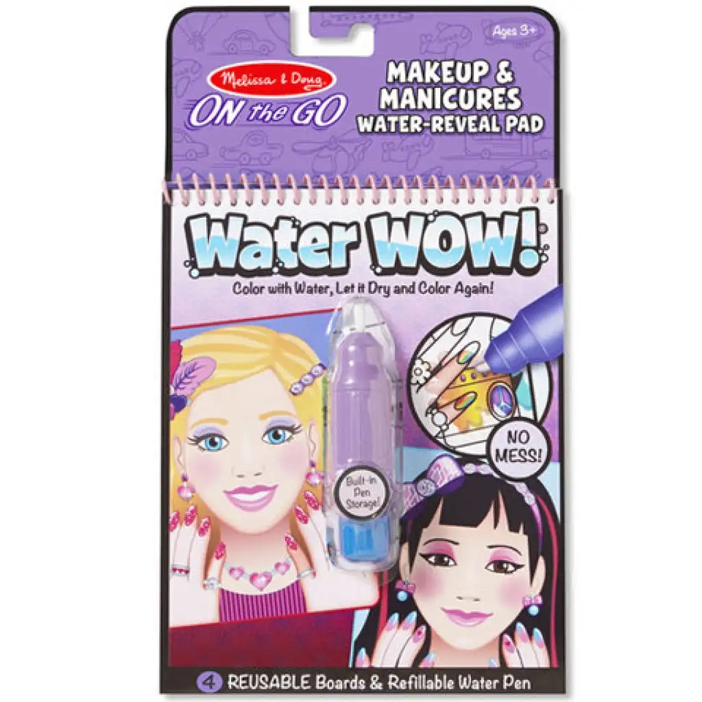 imagen de Juego creativo de maquillaje y manicura para dibujar con agua - Melissa & Doug 1