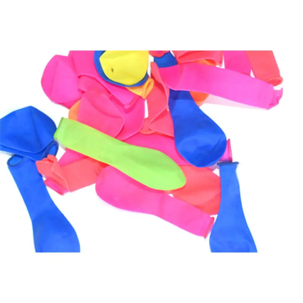 imagen de Juego de 100 bombas de agua neón con adaptador para grifo 2