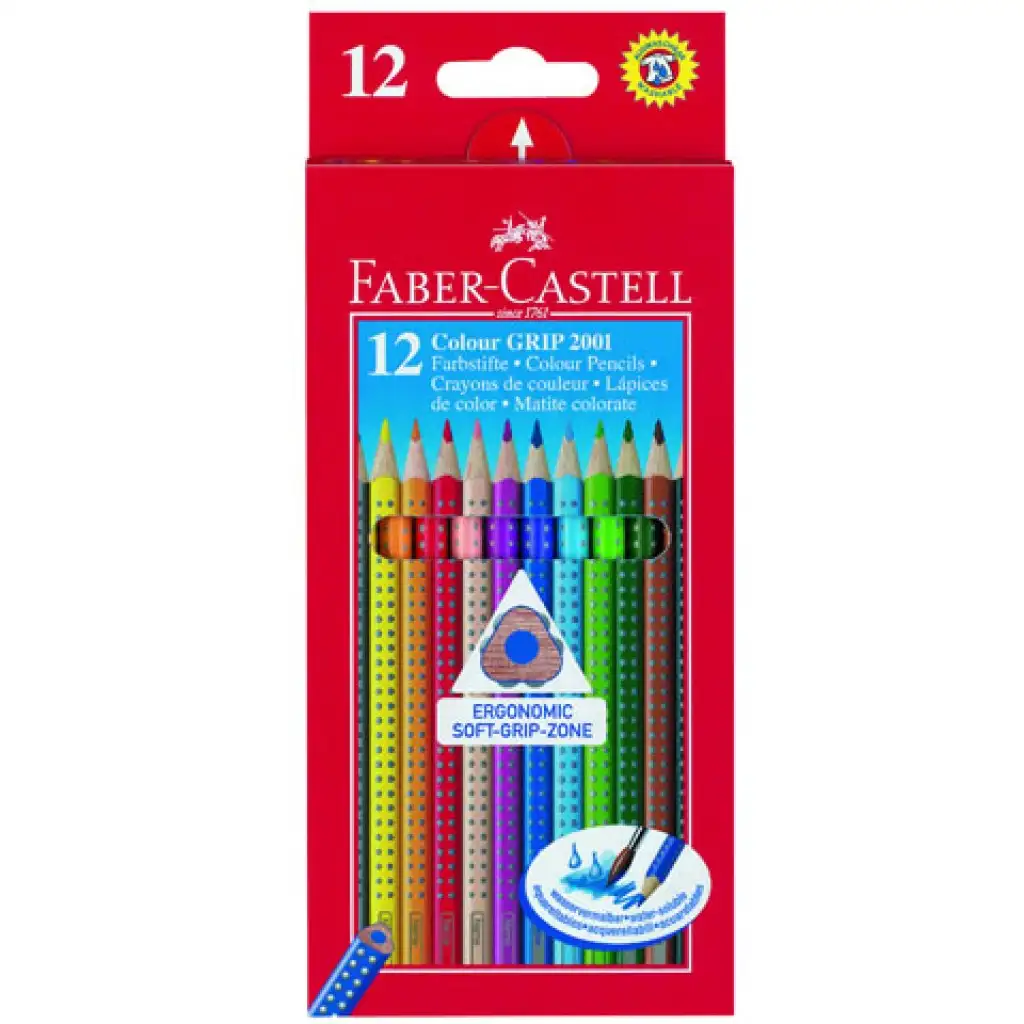 imagen de Juego de 12 lápices de colores - Faber-Castell 1