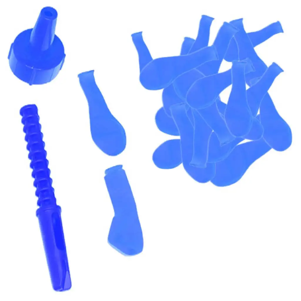 imagen de Juego de 60 globos de agua con adaptador para grifo en varios colores 3