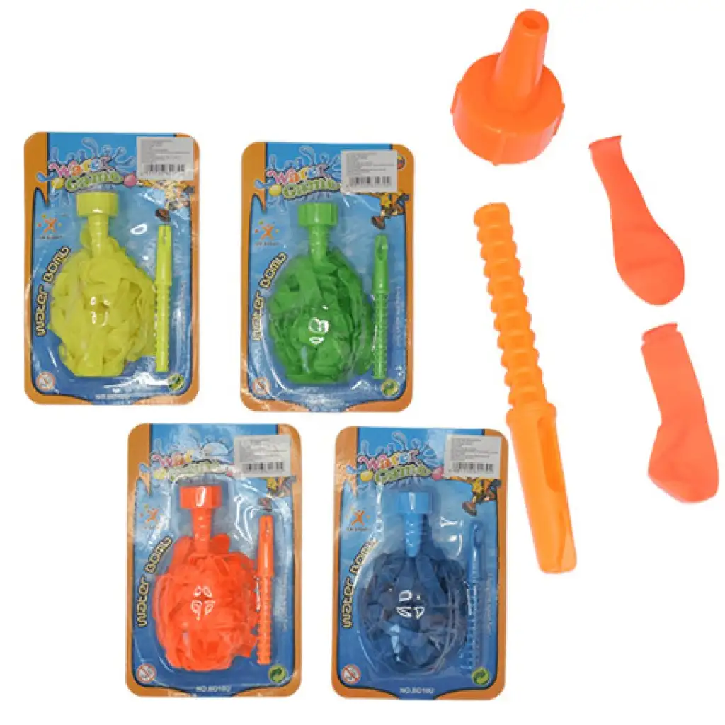 imagen de Juego de 60 globos de agua con adaptador para grifo en varios colores 7