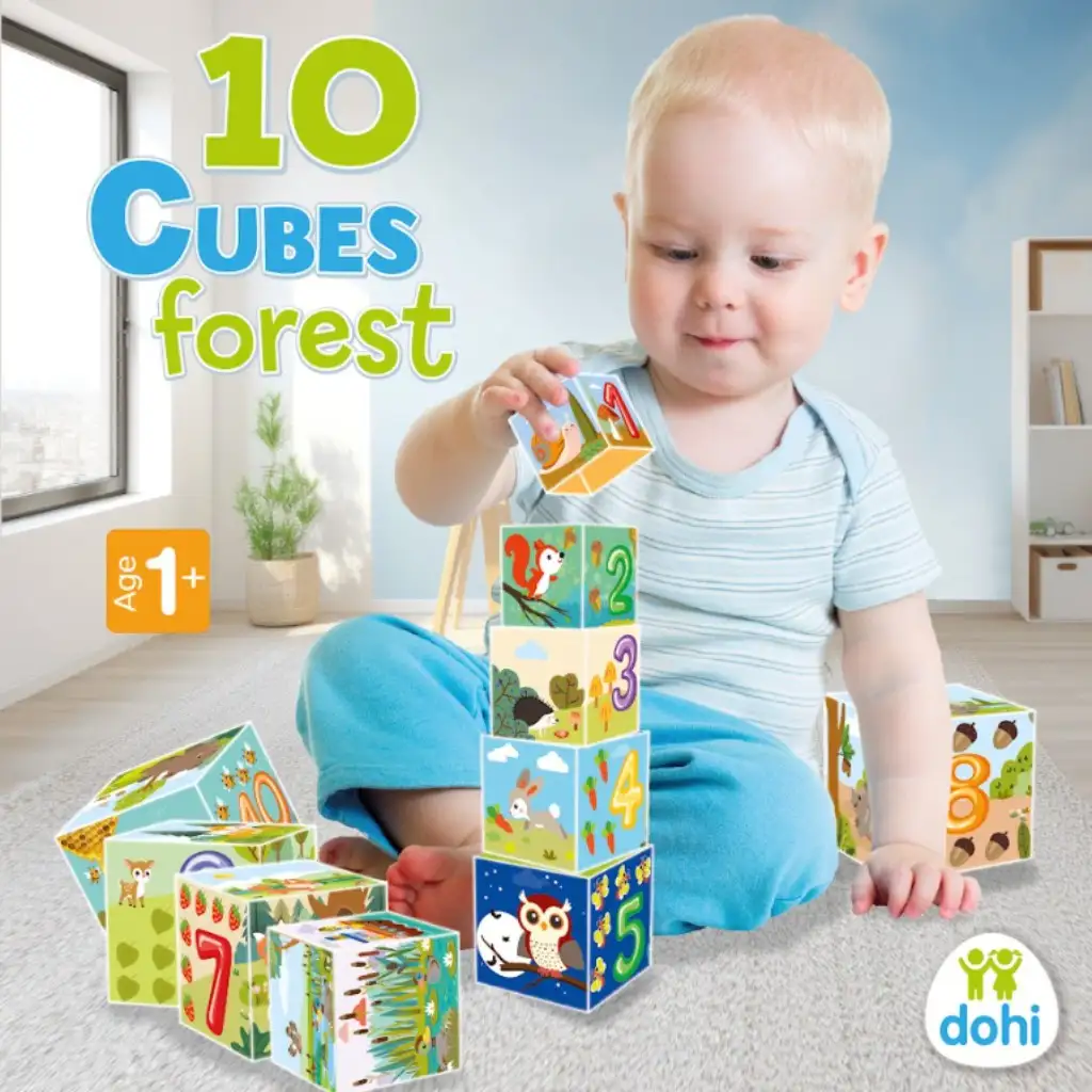 imagen de Juego de apilamiento 10 Cube - Bosque 2