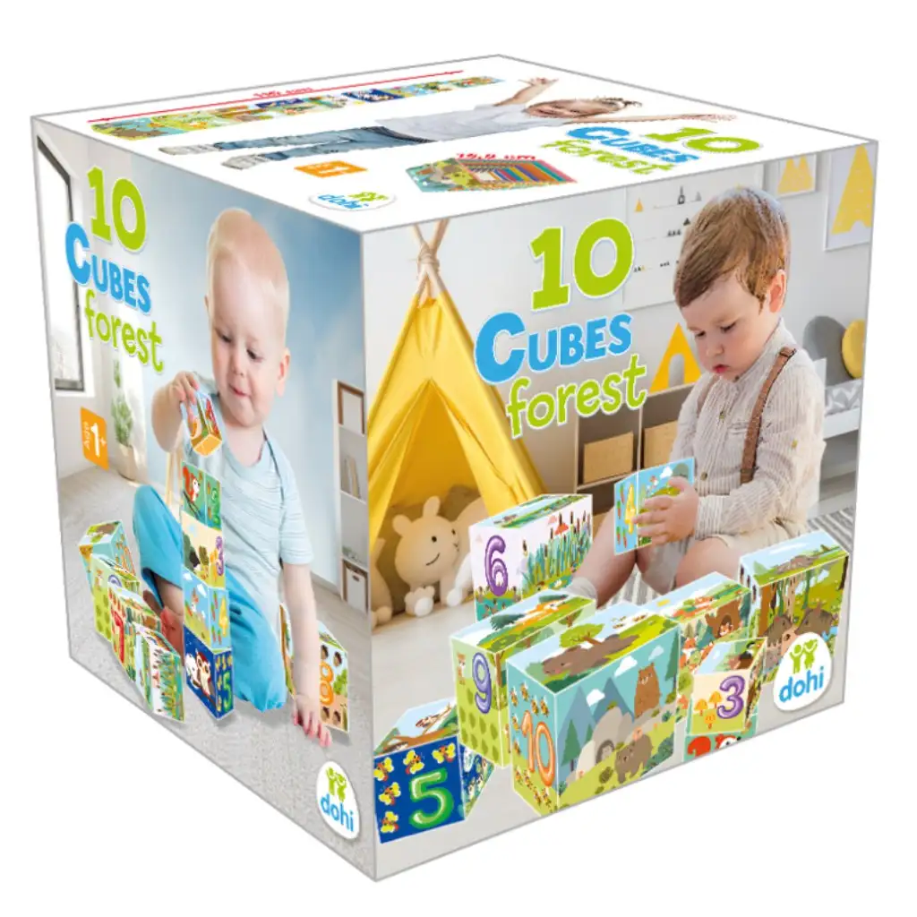 imagen de Juego de apilamiento 10 Cube - Bosque 1