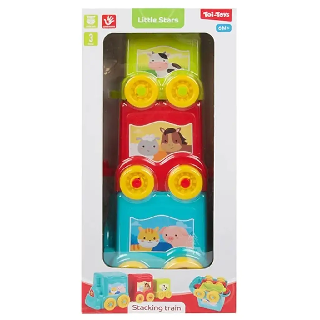 imagen de Juego de apilar trenecitos Little Stars 2