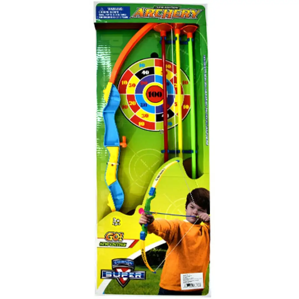 imagen de Juego de arco con flechas de ventosa 37cm 2