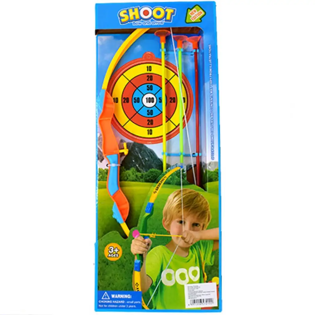 imagen de Juego de arco con flechas de ventosa 55cm 2