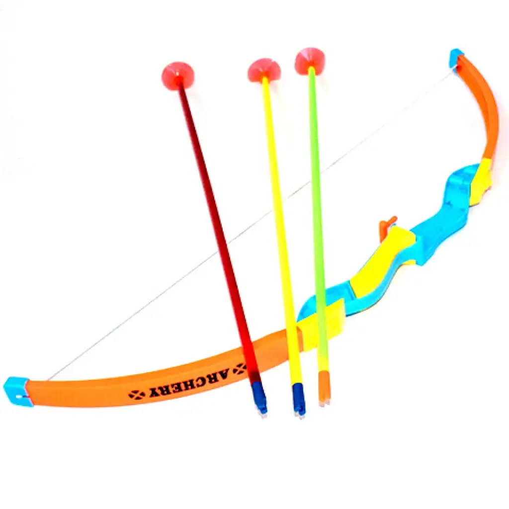 imagen de Juego de arco con flechas de ventosa 55cm 1