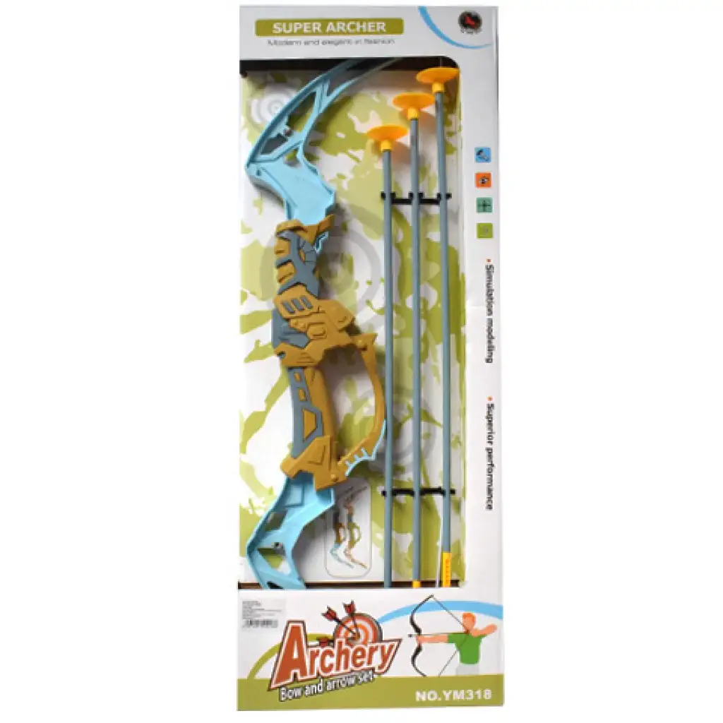 imagen de Juego de arco con flechas de ventosas en dos versiones de 66 cm 7