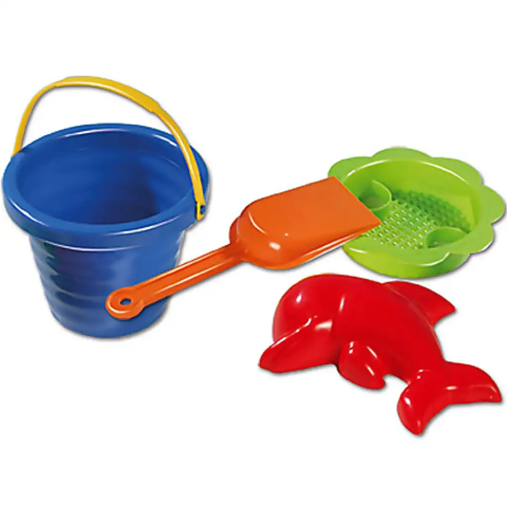 imagen de Juego de arena con cubo ondulado de 4 piezas - D-Toys 1