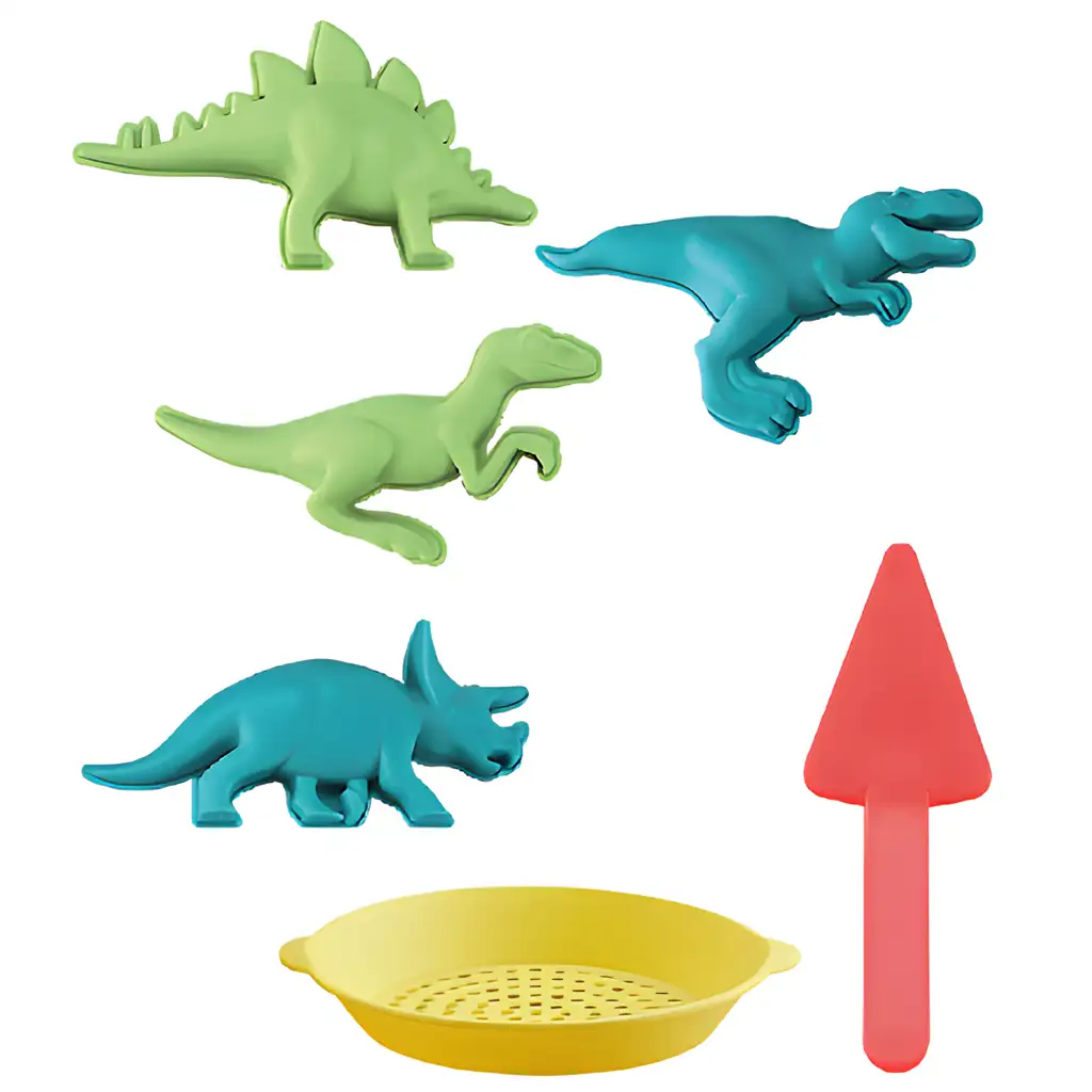 imagen de Juego de arena de dinosaurios con tamiz 1