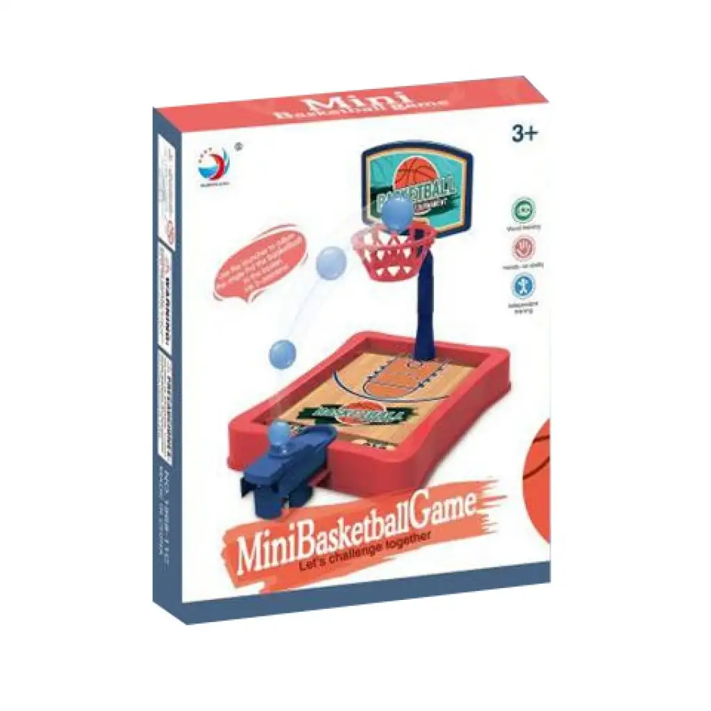 imagen de Juego de baloncesto de mesa con aro 13x20x16,5cm 1