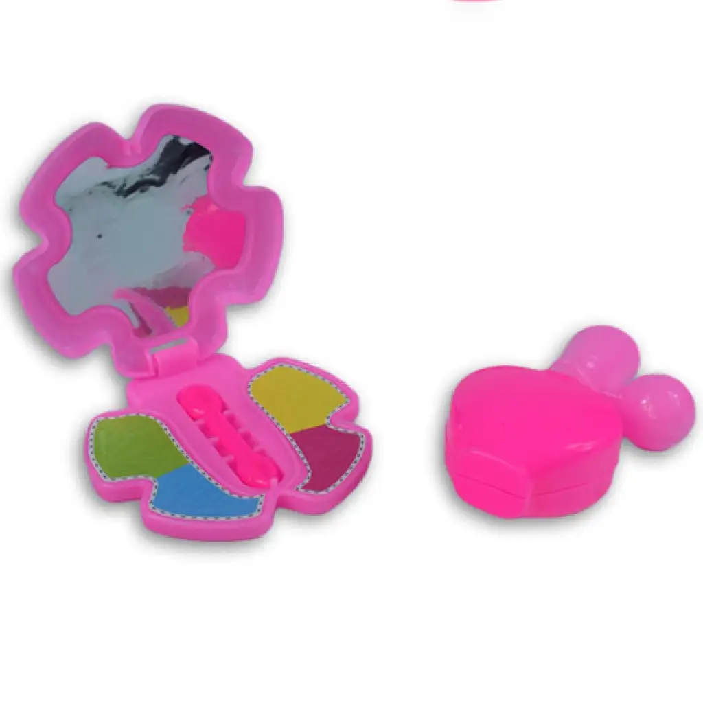 imagen de Juego de belleza de 7 piezas en rosa con cámara, pinzas para el cabello y accesorios 2