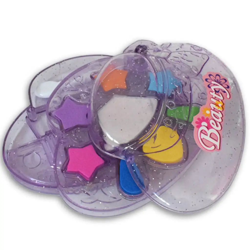 imagen de Juego de belleza de 9 piezas en rosa con zapatos, reloj y accesorios 2