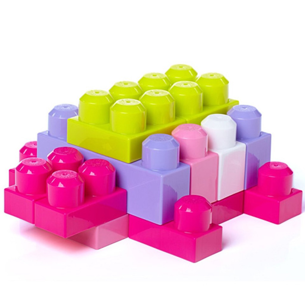 imagen de Juego de bloques de construcción para niñas 60 piezas - Mega Bloks 2