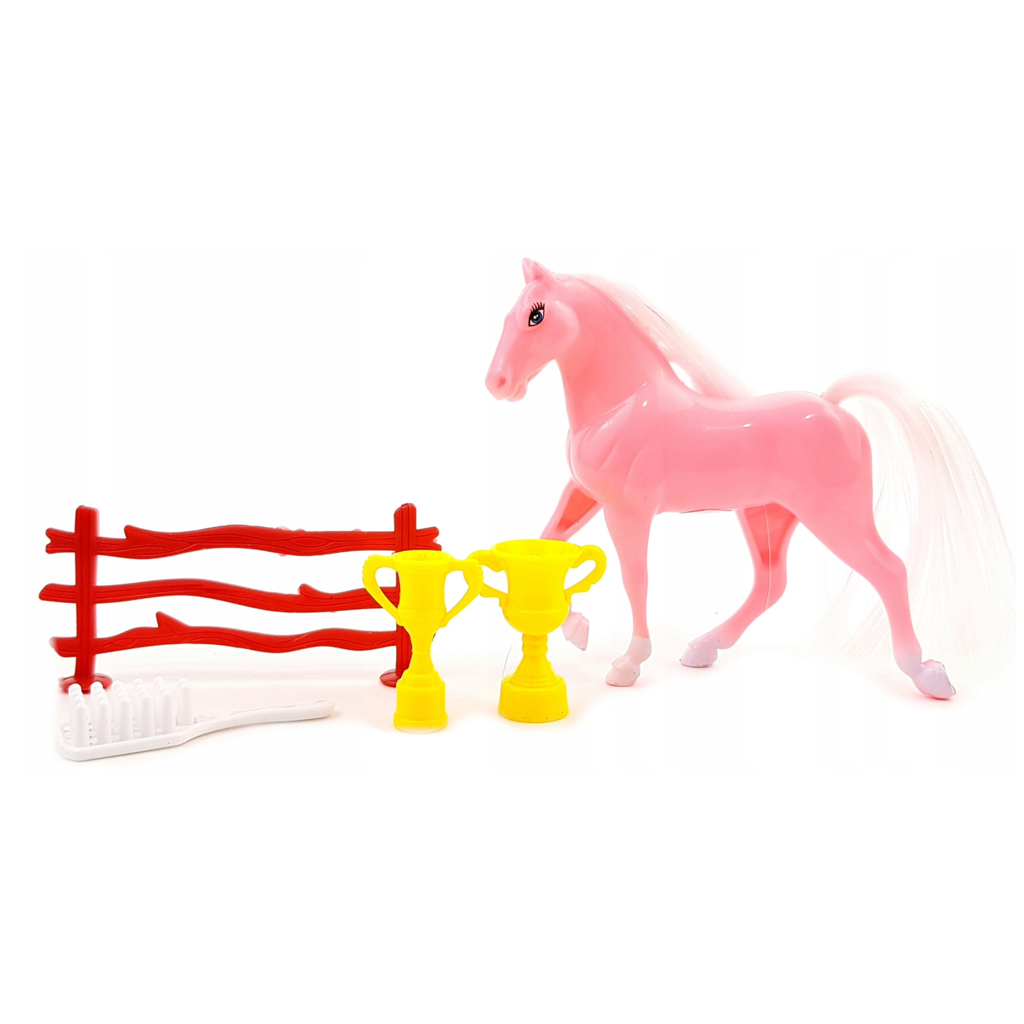 imagen de Juego de caballos de poni con trofeos y accesorios en varias versiones 1ud 2
