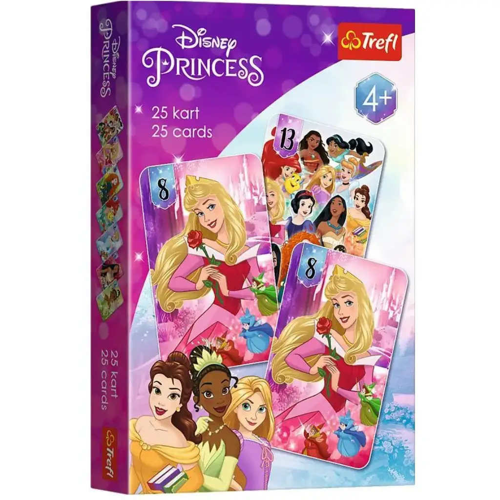 imagen de Juego de cartas de Pato Negro de las princesas de Disney - Trefl 1