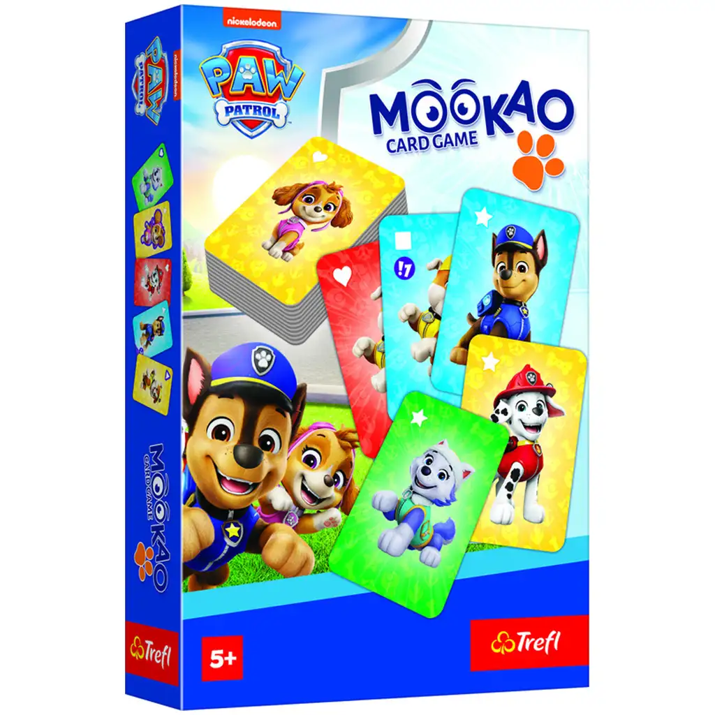imagen de Juego de cartas Mookao de Patrulla Canina - Trefl 1