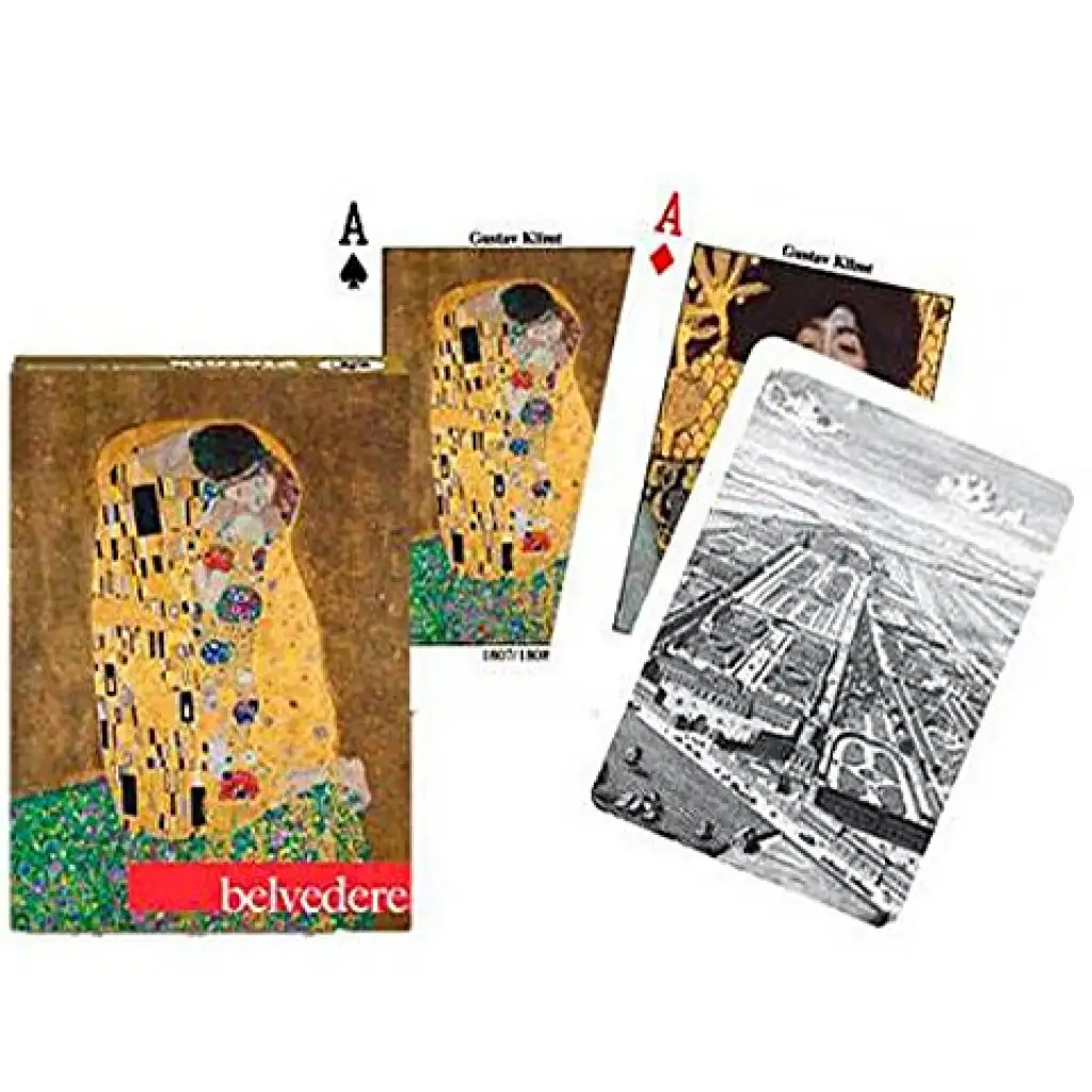imagen de Juego de cartas rummy exclusivo - Belvedere 1x55 cartas - Piatnik 1