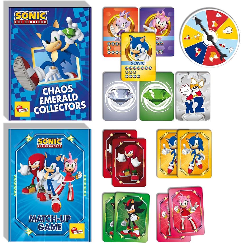 imagen de Juego de cartas Sonic en mochila - Lisciani 2