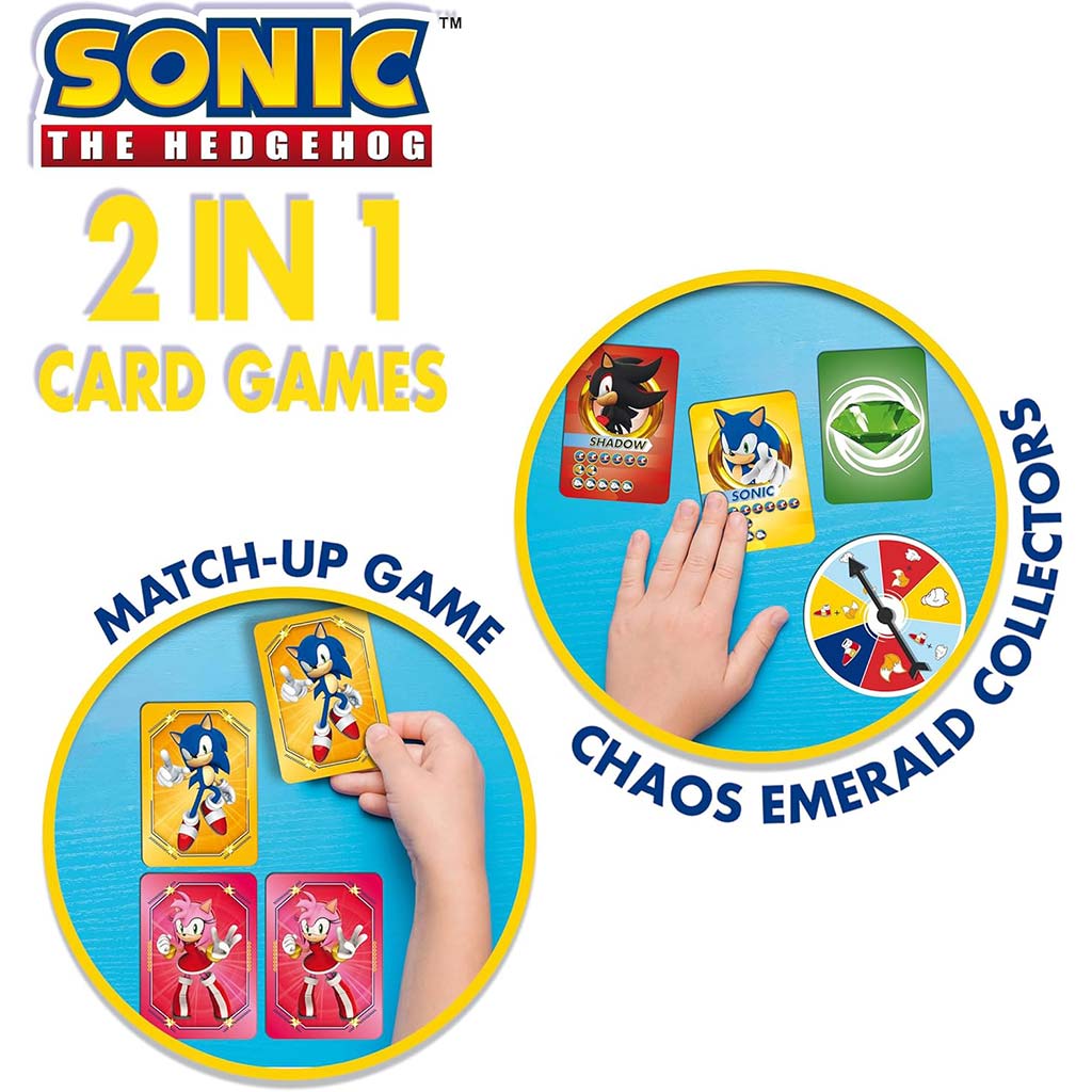 imagen de Juego de cartas Sonic en mochila - Lisciani 3