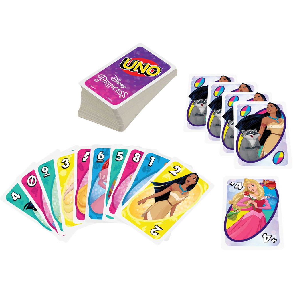 imagen de Juego de cartas UNO Princesas Disney - Mattel 4