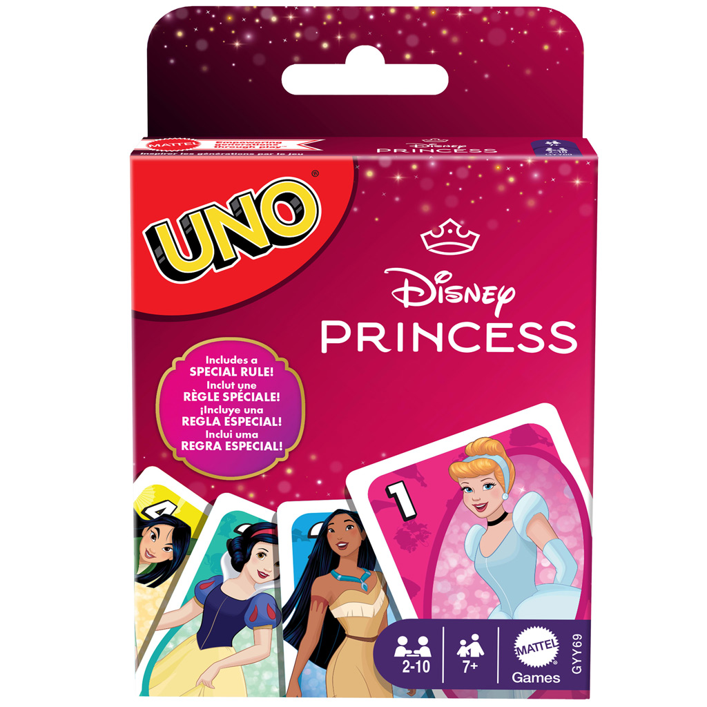 imagen de Juego de cartas UNO Princesas Disney - Mattel 1