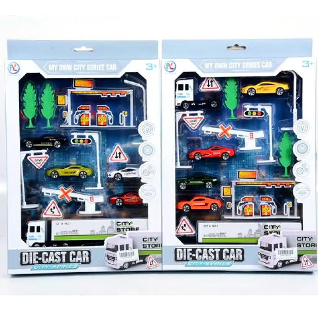 imagen de Juego de coches deportivos con accesorios en dos versiones 1