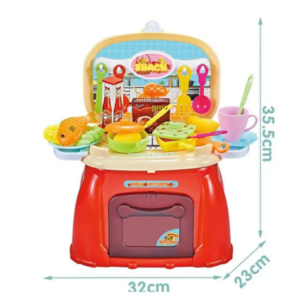 imagen de Juego de cocina portátil en asiento 32x35,5x23cm 2