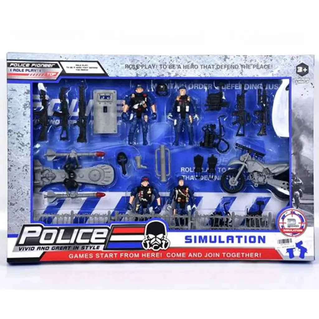 imagen de Juego de comandos de policía con accesorios 1