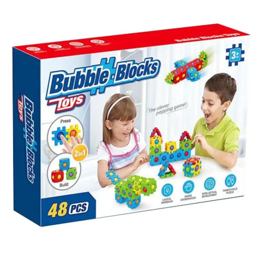imagen de Juego de construcción Bubble Blocks 48 piezas 1