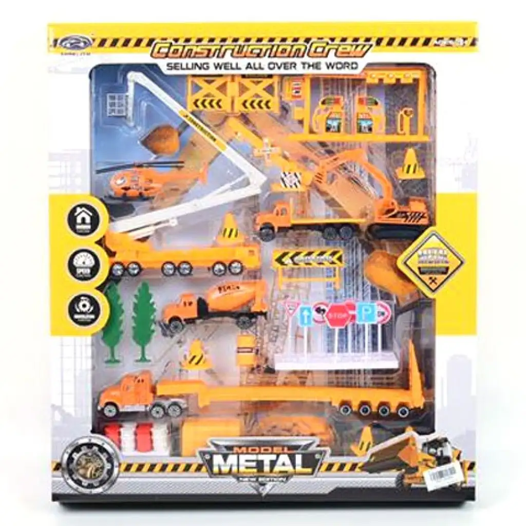 imagen de Juego de construcción con helicóptero, gasolinera y accesorios 1