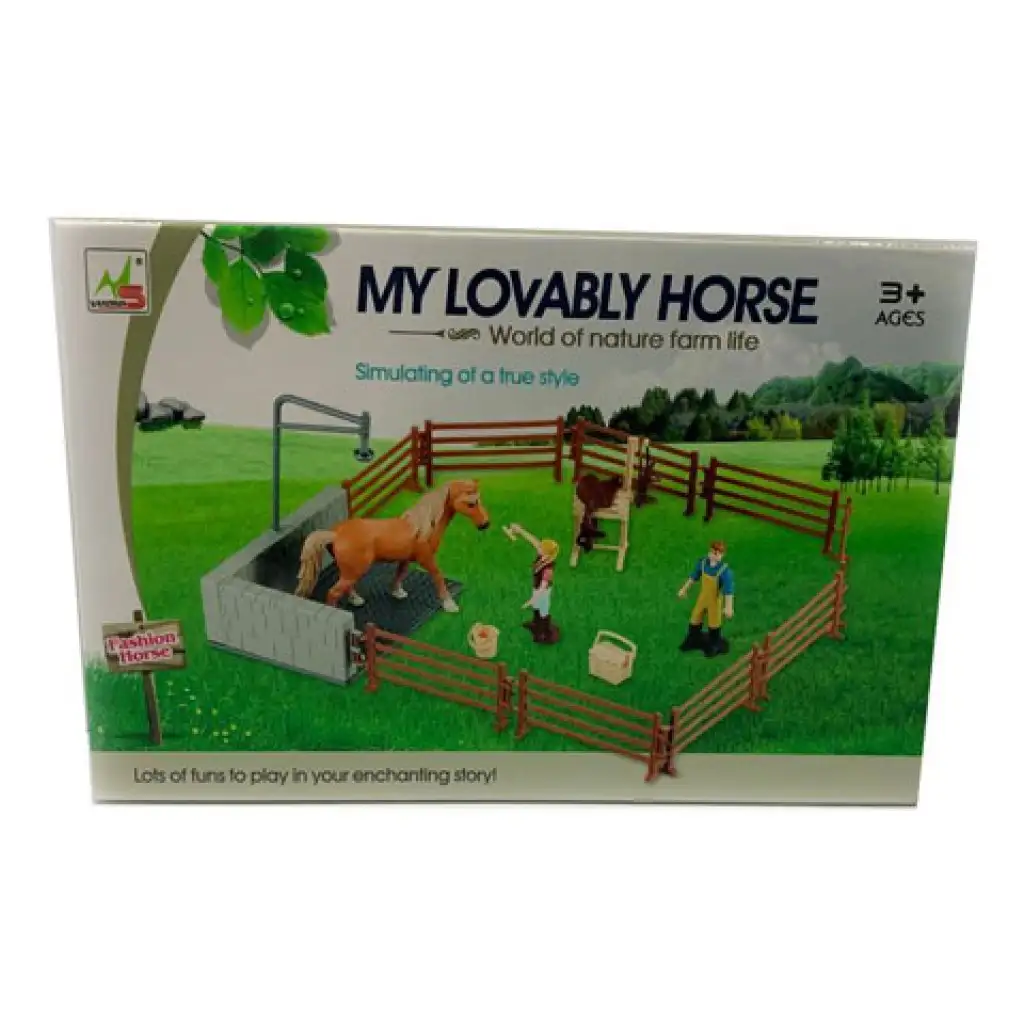 imagen de Juego de cosméticos para caballos con accesorios 1