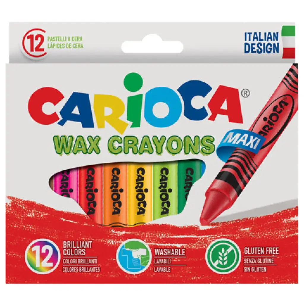 imagen de Juego de crayones jumbo 12ud - Carioca 2