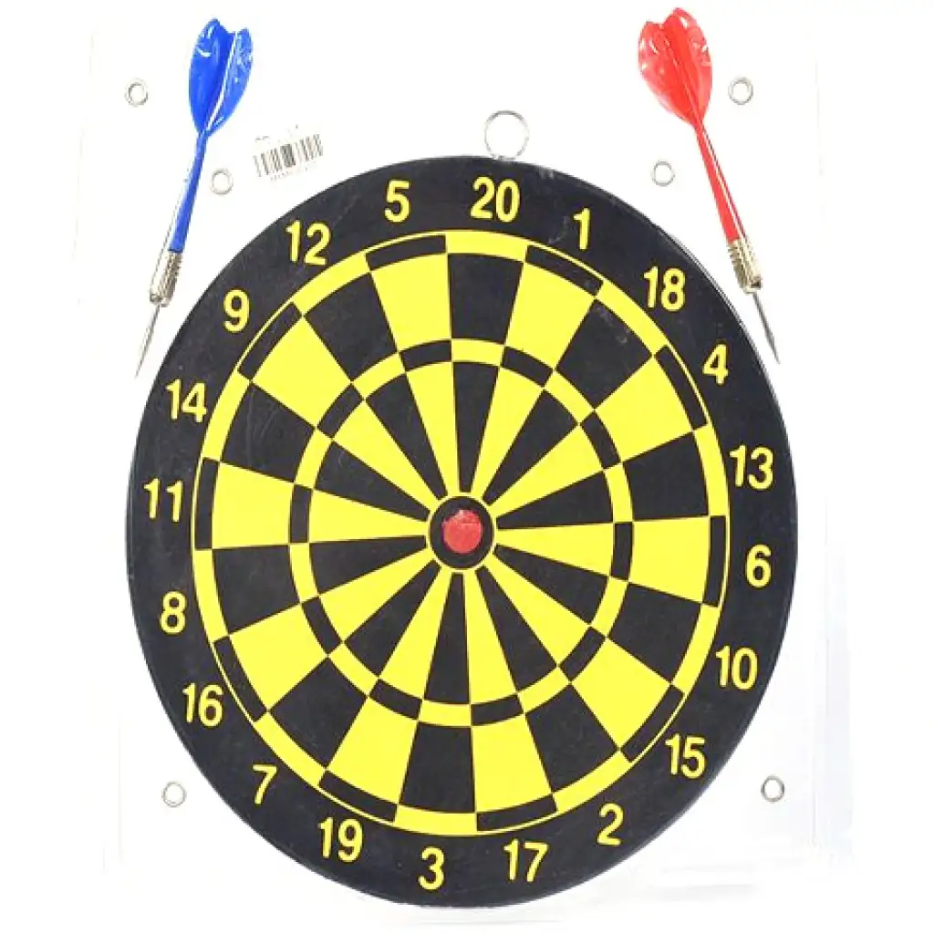 imagen de Juego de dardos amarillo-negro con flechas 1