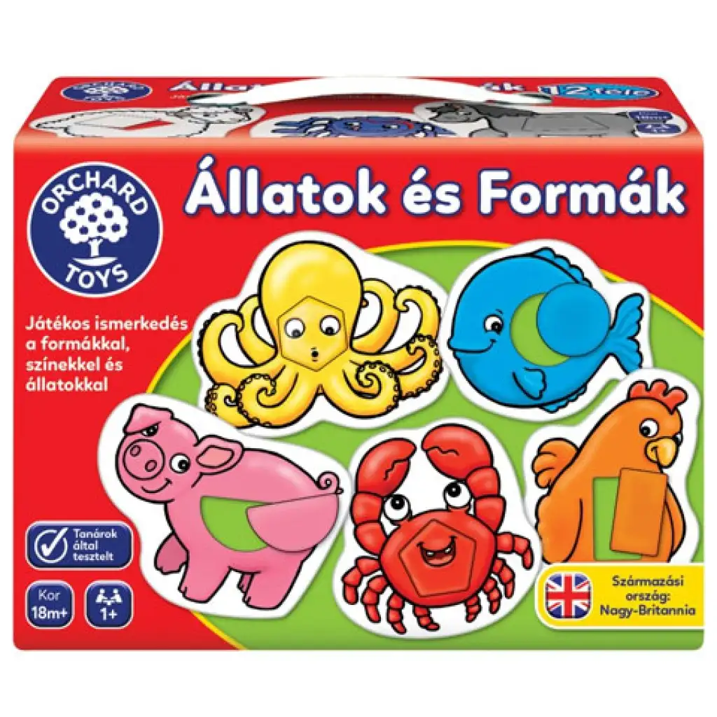 imagen de Juego de desarrollo de habilidades de animales y formas 1