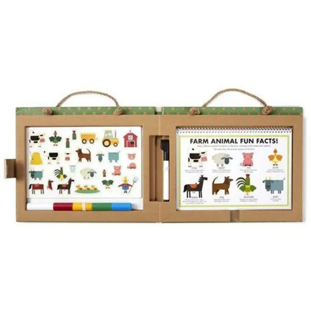 imagen de Juego de dibujo borrable y granja magnética - Melissa & Doug 3
