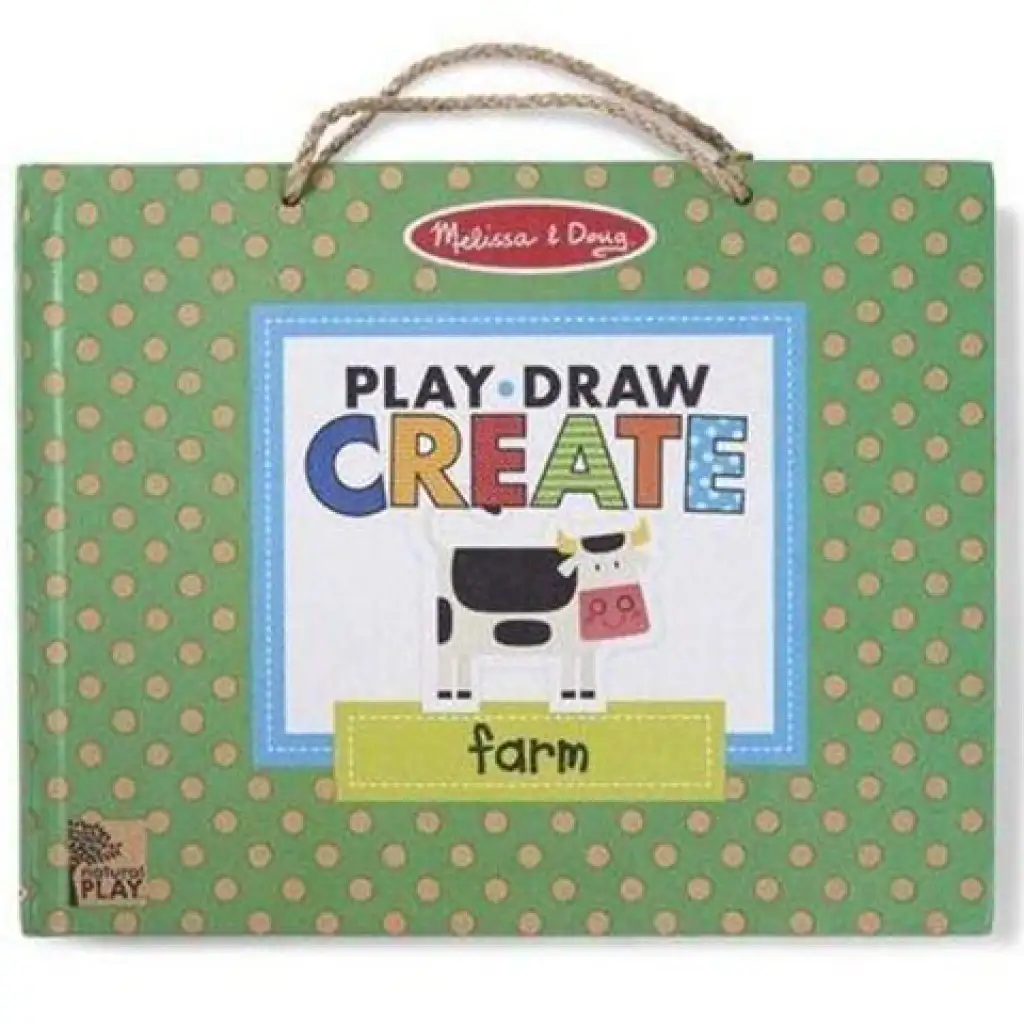 imagen de Juego de dibujo borrable y granja magnética - Melissa & Doug 1