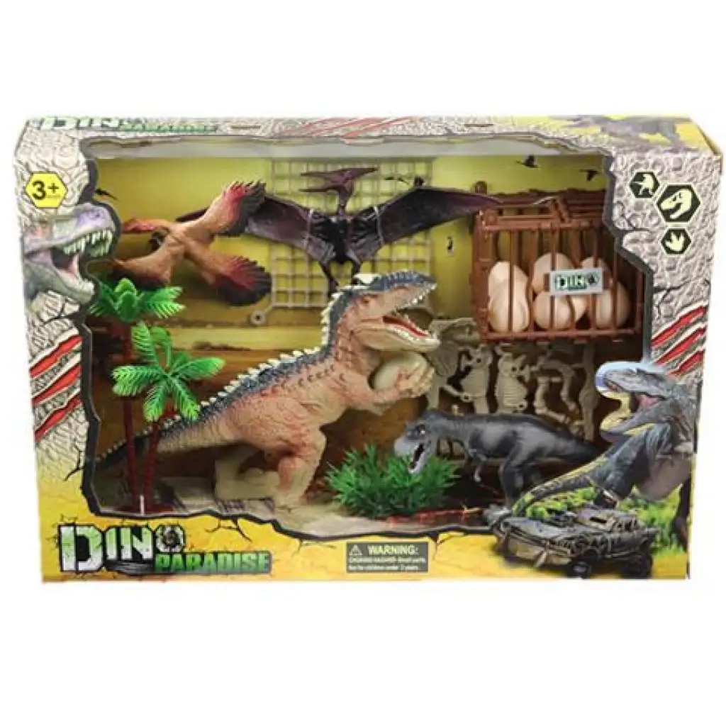 imagen de Juego de dinosaurios con diferentes accesorios 1