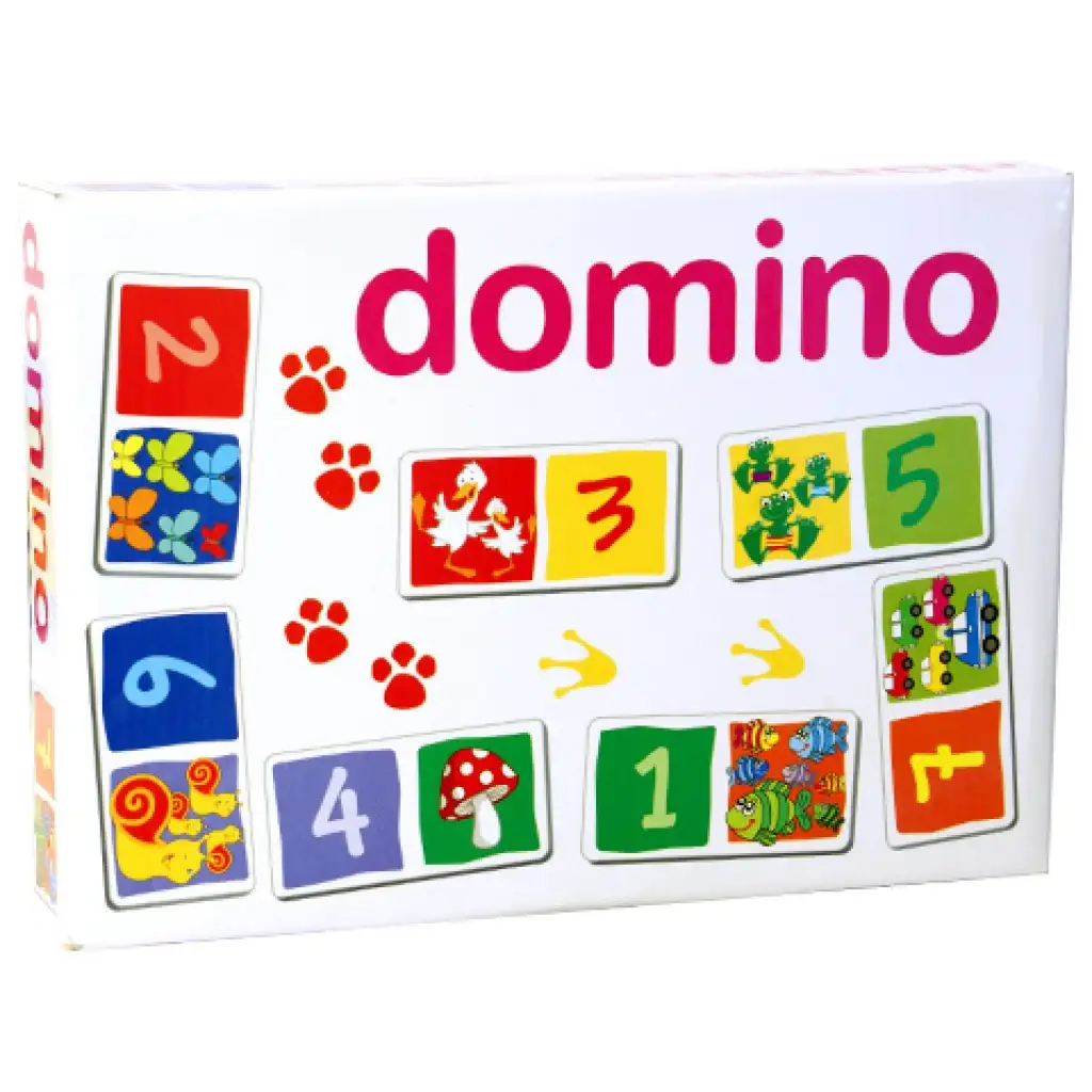 imagen de Juego de dominó con números 1