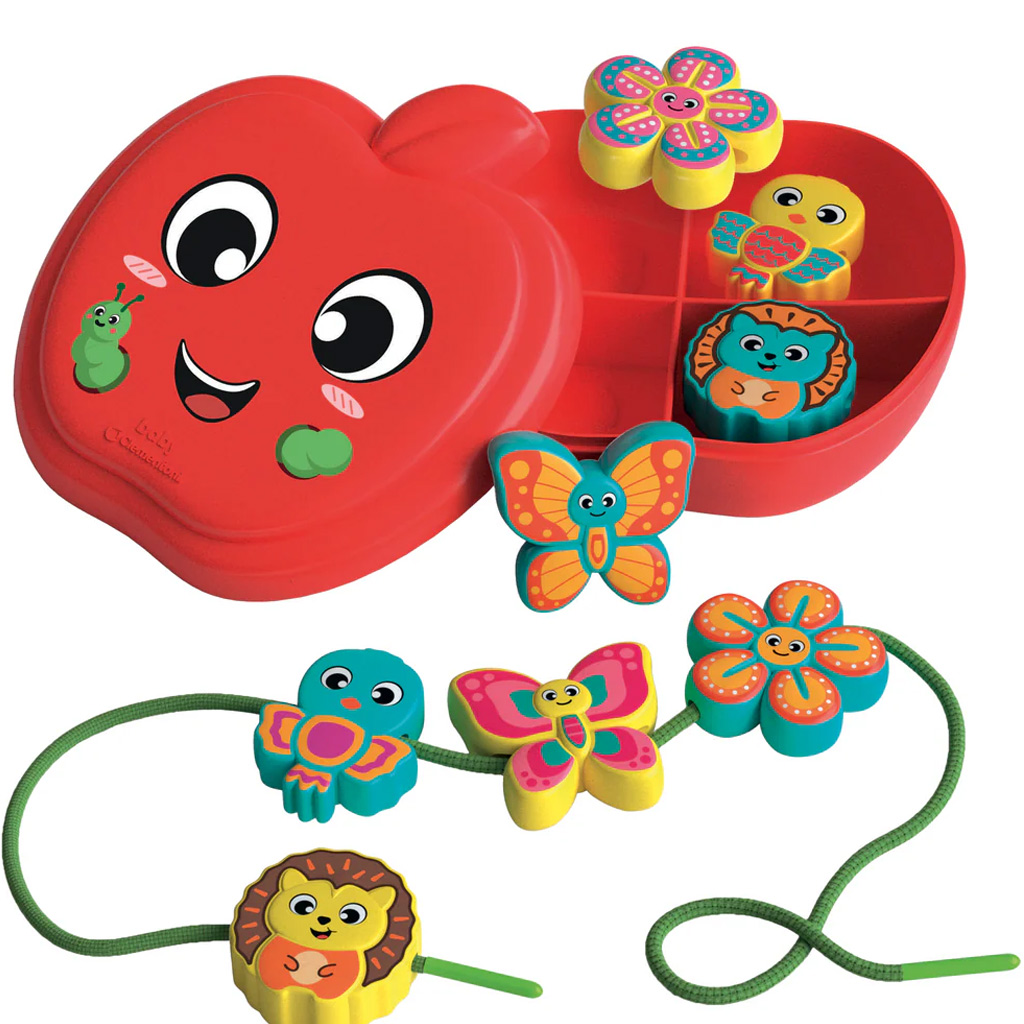 imagen de Juego de ensartar manzana divertida - Clementoni Baby 2