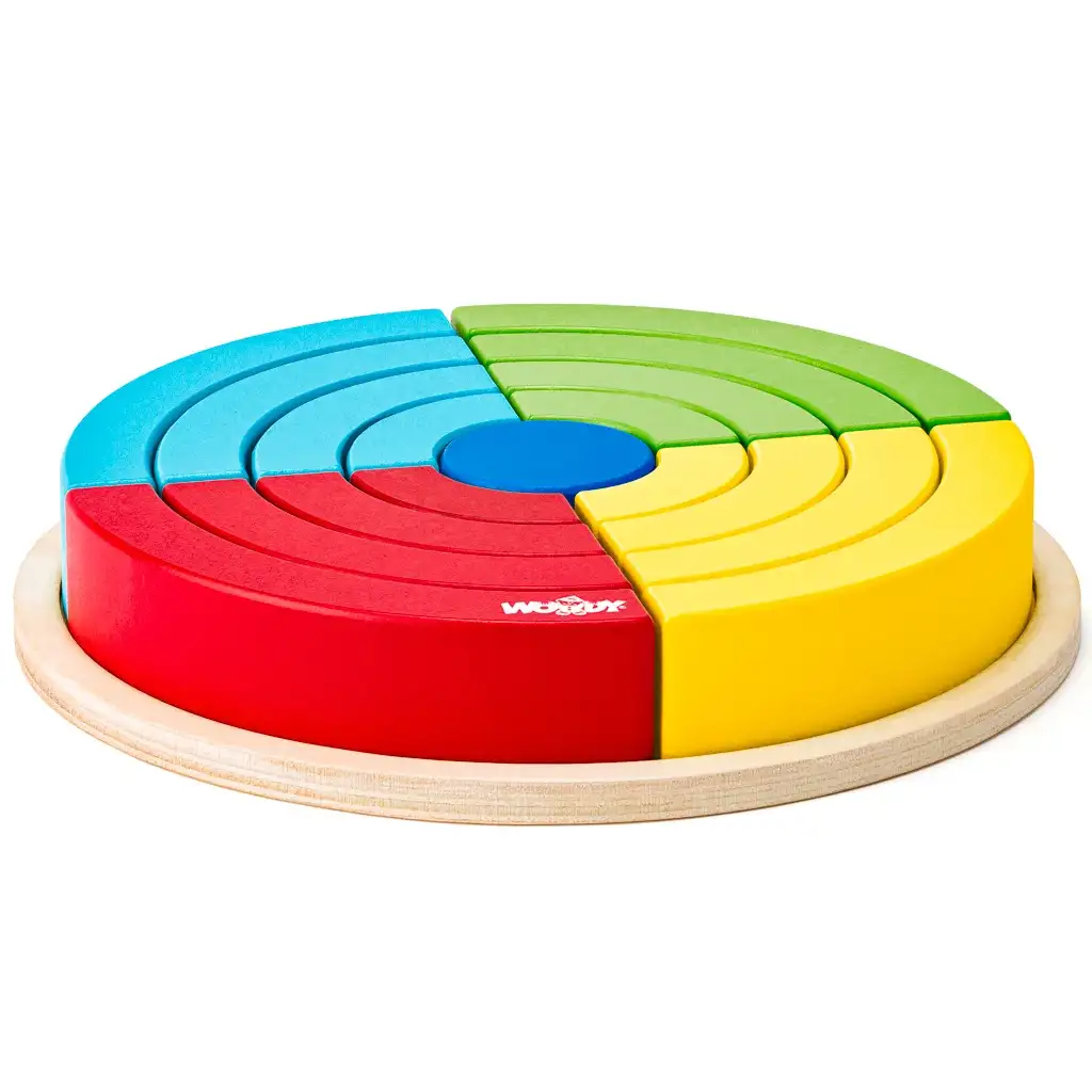 imagen de Juego de equilibrio de arcoíris de madera - Woodyland 2