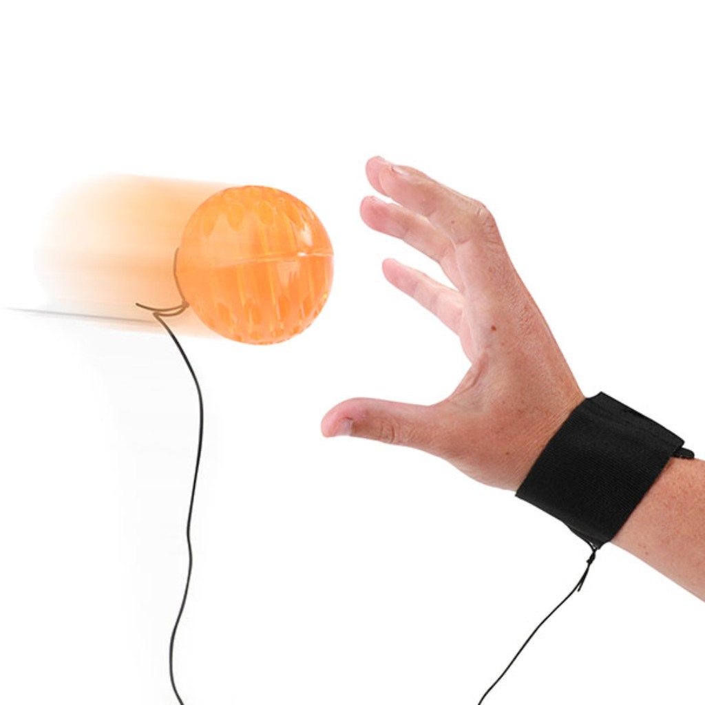 imagen de Juego de habilidad con lanzador de pelotas iluminadas para llevar en la muñeca en varias versiones de color 1ud 3