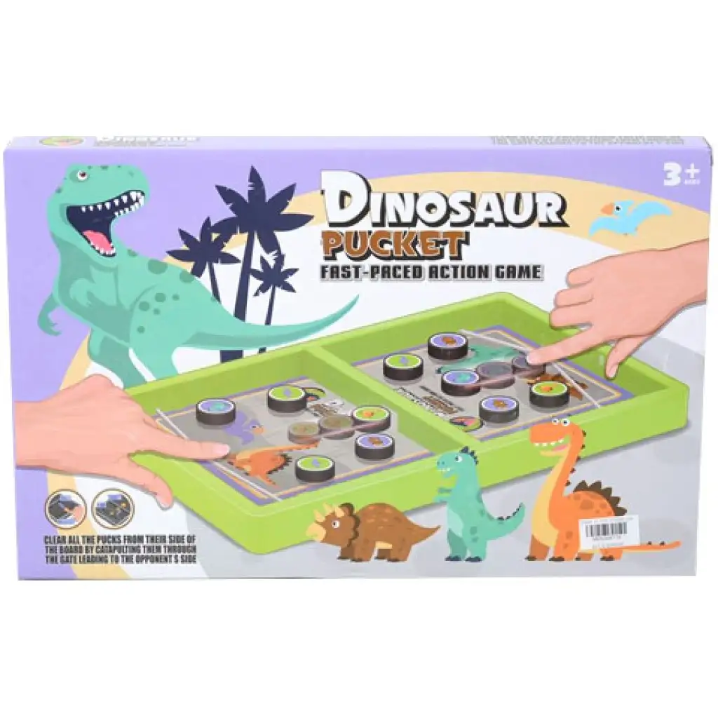 imagen de Juego de habilidad Sling Puck de dinosaurios 1