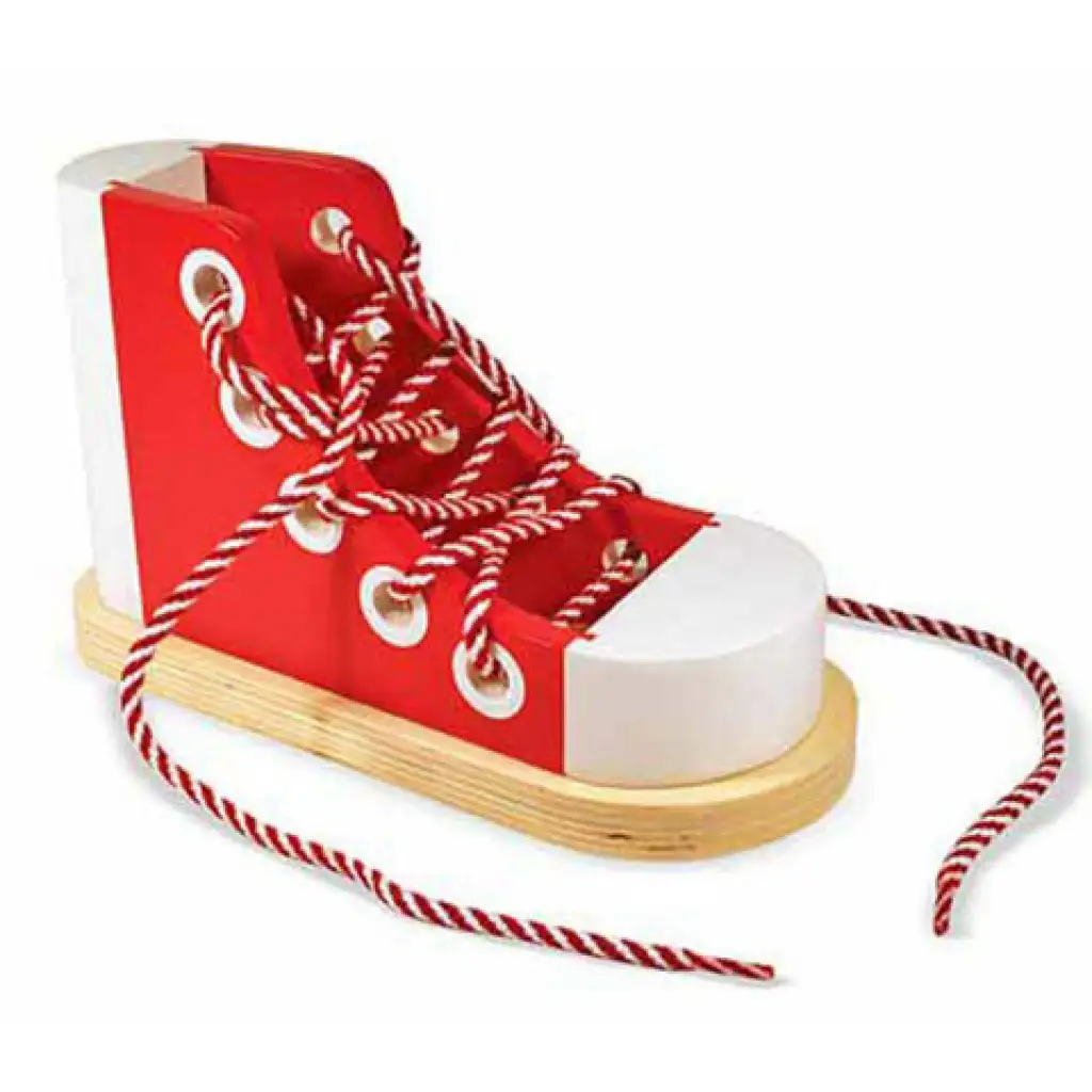 imagen de Juego de habilidades de enhebrado de zapatos - Melissa & Doug 2
