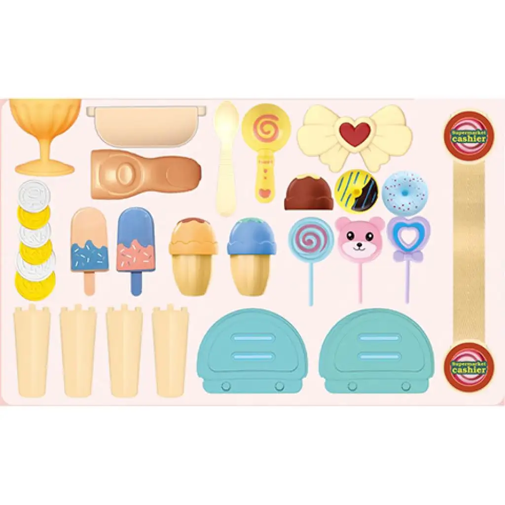 imagen de Juego de helados en maletín plegable de 25 piezas 2