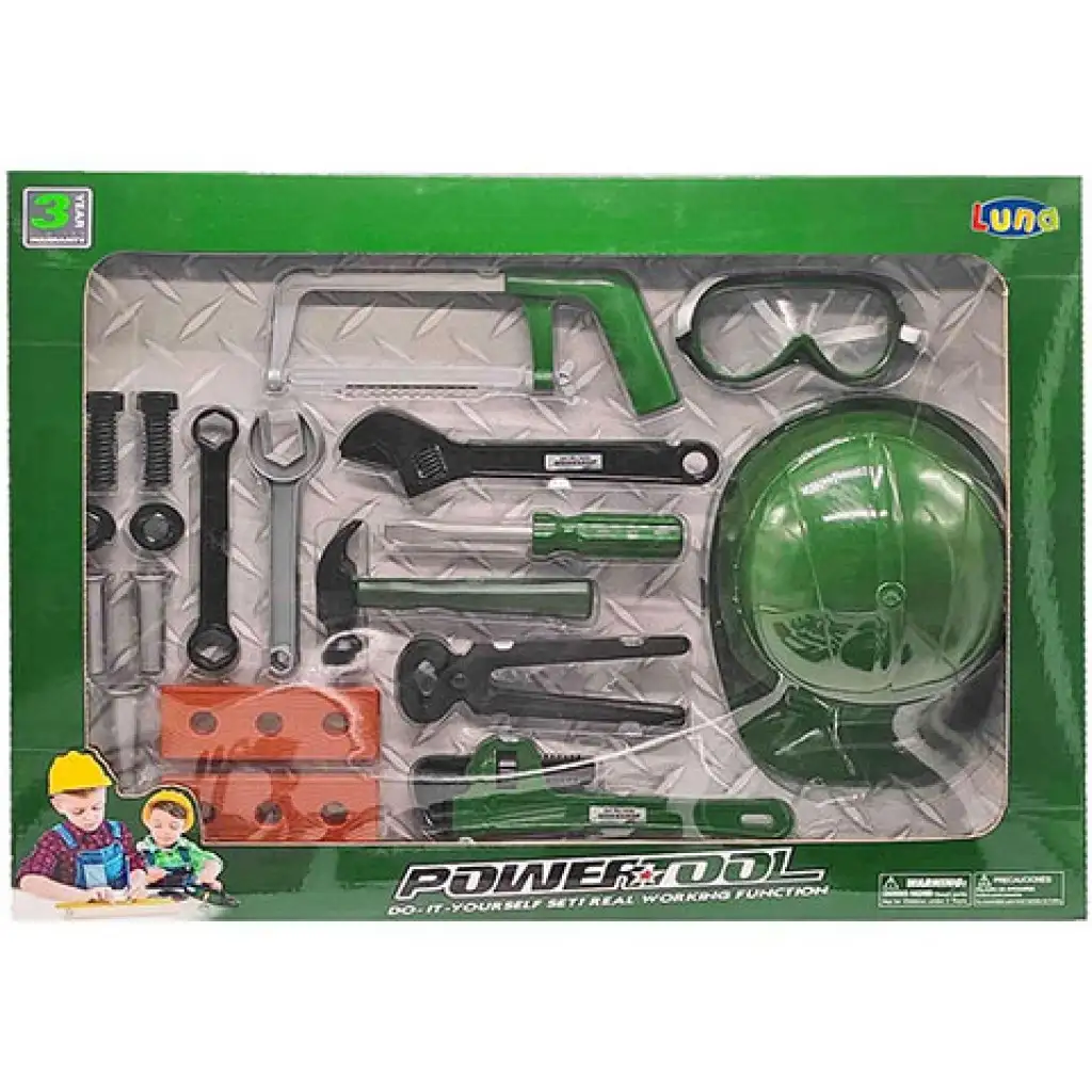 imagen de Juego de herramientas PowerTool con casco de seguridad 1