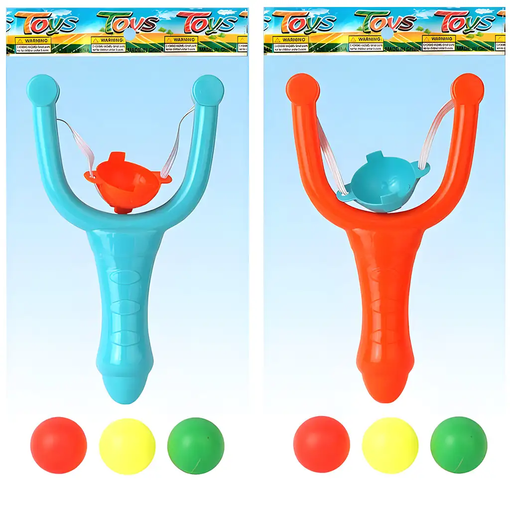 imagen de Juego de honda de plástico de colores en dos versiones 12cm 1ud 3