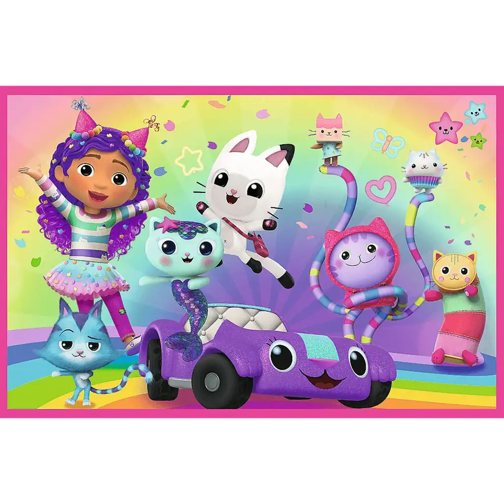 imagen de Juego de la casa de muñecas de Gabi con Gabby 2x24 piezas - Trefl 2