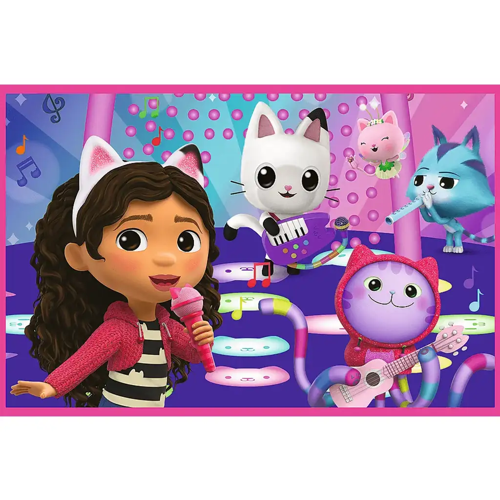 imagen de Juego de la casa de muñecas de Gabi con Gabby 2x24 piezas - Trefl 3