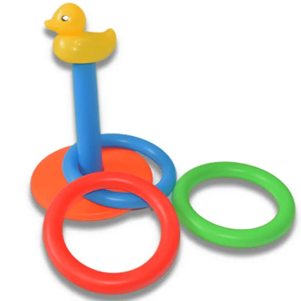 imagen de Juego de lanzamiento de aros con pato de colores 2
